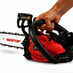 Tronçonneuse à essence de haute qualité 25,4 cm³ 1,0 kW, légère, démarrage facile, guide-chaîne 10-14 pouces avec chaîne Oregon pour l'élagage des arbres de jardin et la coupe de bois de chauffage - Product Image 2