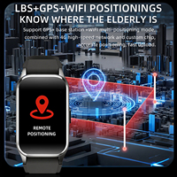 Reloj Inteligente VS10 4G con GPS, Rastreador GPS, Teléfono Móvil, Detección de Caídas, Alarma de Caídas, Llamadas SOS, Llamada de Emergencia para Personas Mayores