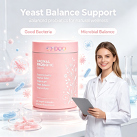 Capsules Probiotiques Superfood pour Femmes avec Probiotiques Vaginaux et Enzymes Digestives, Aide à Maintenir un Équilibre Interne Féminin Stable