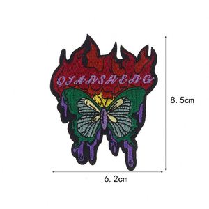 Patch brodé thermocollant style punk, crâne rock, pour vêtements, sacs, jeans, décoration - Product Image 3