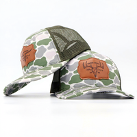 Gorras Richardson 112 Trucker de Gamuza Lisa con Parche de Animales
