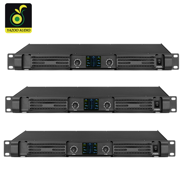 Class D Pure Post-stage Digital Power Amplifier, 2/4 Channels + 1500W Power + 1U Size