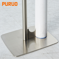 Table d'appoint carrée simple Puruo pour salon et salle à manger, idéale pour les petits appartements et maisons, table basse avec quelques coins