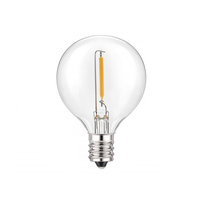 Ampoules G40 E12 PC Globe 3-5V/24V/110V/220V 1W Blanc Chaud Doux (2700K) Dimmable Décoration de Jardin Intérieur/Extérieur