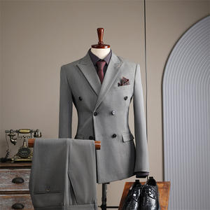 Blazer d'affaires formel haut de gamme pour hommes, <span class=keywords><strong>v</strong></span>êtements d'entreprise respirants pour les occasions formelles - Product Image 3