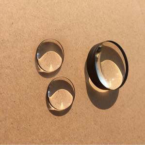 Lente biconvexa asférica K9 de 45mm de vidrio óptico personalizado - Product Image 1