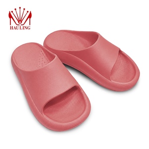 Sandales à semelle épaisse en EVA souple, logo personnalisé, vente en gros, pantoufles confortables pour l'intérieur et l'extérieur - Product Image 2
