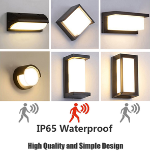 Applique murale extérieure LED étanche IP65, lampes de jardin 85V-265V, applique murale extérieure pour rue, cour, couloir, éclairage intérieur - Product Image 6