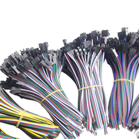 6 paires de connecteurs LED 2, 3, 4, 5 et 6 broches mâle/femelle JST SM 2.54, câble de connexion pour bande LED, lampe, driver
