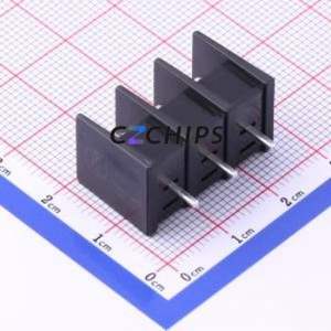 KF25C-7.62-3P Barrier Terminal Block Through hole Component (THT),P=7.62mm Connector Two Sides 7.62mm 1x3P Straight Pin - Product Image 2