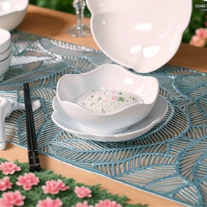 Vajilla de cerámica hecha en Vietnam de alta calidad, platos profundos para hoteles y restaurantes, nuevo diseño, venta al por mayor - Product Image 6