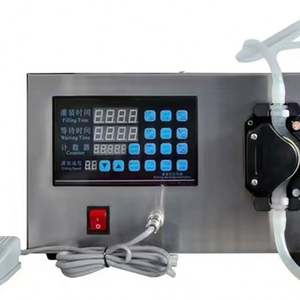 Máquina de Llenado de Líquidos Semiautomática de Sobremesa con Bomba Peristáltica de Control por Pedal y Boquilla Única para Miel, Bebidas y Perfumes - Product Image 2