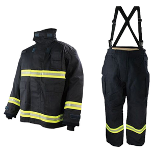 <span class=keywords><strong>Nomex</strong></span> Aramide matériel pompier costume EN469 Standard ignifuge équipement de sécurité sauvetage d'urgence pompiers vêtements - Product Image 1