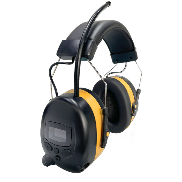 Wholesale Ear Protector with Bluetooth Hearing Protection FM Radio Headphones Noise Reduction Safety Earmuffs Headset for Music