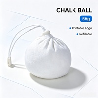 Accessoire d'escalade portable, magnésie en carbonate à adhérence renforcée, boule de magnésie antidérapante pour la gym et le sport, rechargeable pour l'escalade