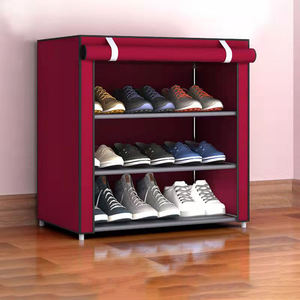 خزانة متعددة الطبقات لتخزين الأحذية وإزالة الروائح الكريهة مقاومة للغبار-خزانة غير منسوجة لتوفير المساحة من الأثاث المنزلي - Product Image 3