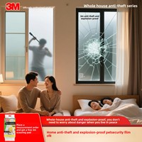 Film anti-effraction et anti-explosion 3M pour la maison, résistant aux chocs et aux typhons, retarde la brise des vitres, protection de toute la maison