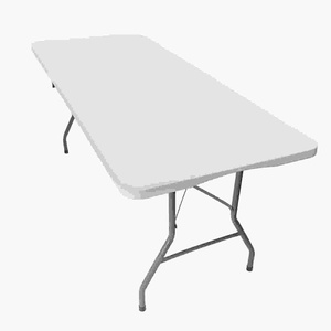 Tavolo Pieghevole per Eventi, Tavolo <span class=keywords><strong>da</strong></span> Biliardo Pieghevole 6 Piedi, Tavolo <span class=keywords><strong>da</strong></span> Campeggio Pieghevole per Cucina Esterna, Armadietto Portaoggetti Artigianale con Scrivania Pieghevole Rotonda - Product Image 2