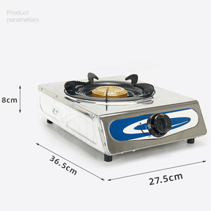 D-brander Smart Single Head RVS kookplaat draagbare gasfornuis voor huishoudelijk gebruik met 4,8 kW vermogen - Product Image 6