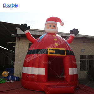 Castillo Inflable Comercial de Santa Claus para Navidad, Castillo Hinchable Gigante con Temática de Santa Claus para <span class=keywords><strong>Alquiler</strong></span> en Fiestas Navideñas - Product Image 4