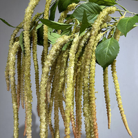 Mousse artificielle de haute qualité verdure suspendue feuillage vert blanc Amaranthus plantes pour mariage Vase Bouquet Arrangement de fleurs