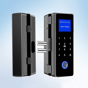Văn phòng thông minh khóa Keyless vân tay cửa kính không Khung kính đầy đủ Wifi bảo hiểm tuya App thông minh Kính mật khẩu thẻ khóa - Product Image 2