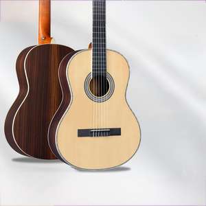 <span class=keywords><strong>Guitare</strong></span> <span class=keywords><strong>classique</strong></span> 6 cordes de 39 pouces en promotion pour débutants et performances professionnelles, table en épicéa, palissandre, okoumé, finition mate, son riche - Product Image 4