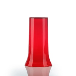 Thiết kế hiện đại <span class=keywords><strong>Red</strong></span> màu hình trụ Glass Đèn bóng râm cho ánh sáng mặt dây chuyền - Product Image 4