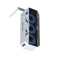 ALSEYE Vente Flash Ventilateurs de Refroidissement CPU Blancs C-RAM-Beta-W Petits 3 Pièces 40mm pour Boîtier PC