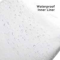 Inserto para Bolso Tote de Tyvek, para Almacenamiento Limpio, Forro Interior Ligero a Prueba de Polvo, para Uso Diario de Mujeres