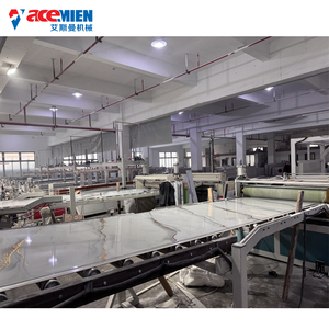<span class=keywords><strong>PVC</strong></span> nhân tạo tấm đá cẩm thạch máy đùn/Nhựa bảng đá cẩm thạch đùn/thay thế uPVC tường bảng điều khiển dây chuyền sản xuất - Product Image 6