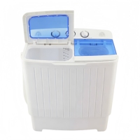 Lave-linge portable semi-automatique électrique à double cuve pour usage domestique et hôtelier, haute efficacité