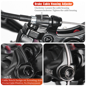 <span class=keywords><strong>Frein</strong></span> à disque mécanique pour vélo LEBYCLE, étrier en alliage d'aluminium, <span class=keywords><strong>frein</strong></span> à disque à commande par câble avec plaquettes de <span class=keywords><strong>frein</strong></span> en céramique pour Zoom <span class=keywords><strong>Tektro</strong></span> - Product Image 5