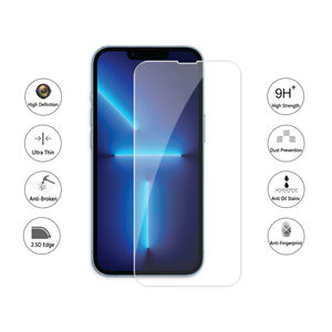 Protector de pantalla de vidrio templado de dureza RT 9H, antihuellas, antiaceite, <span class=keywords><strong>características</strong></span> de curvatura 3D para móvil 13 Pro Max - Product Image 3