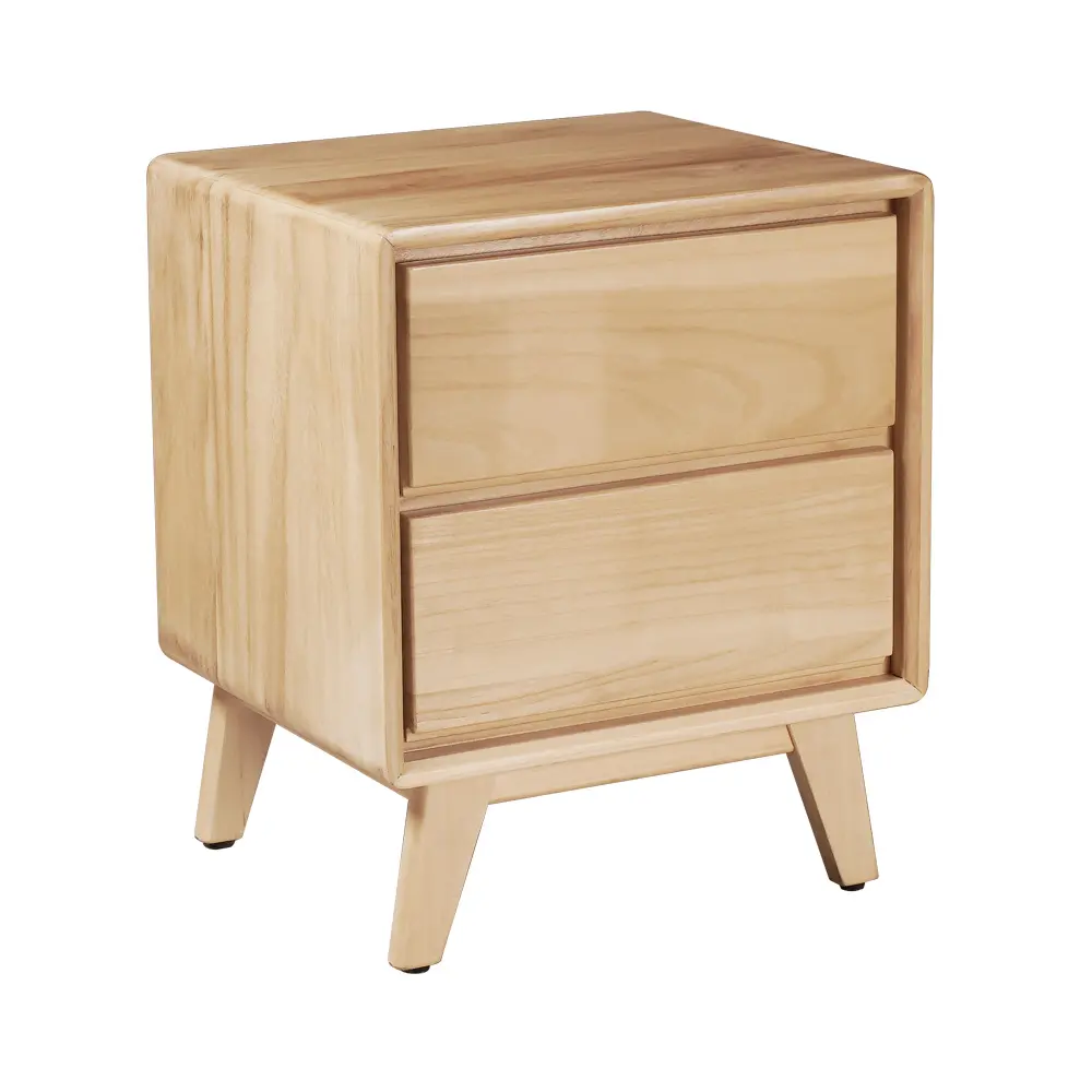 Best Sale Modern Style Bäume Tung Holz Nachttisch mit dreistufiger Schiebe schiene Lagerung für Wohnzimmer