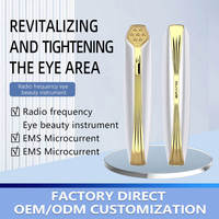 Anti-aging verwarmde oogsonic massagemachine gezichts-oogmassage magic wand beauty apparaat