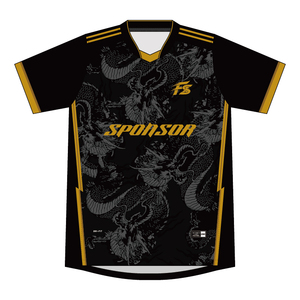 Uniforme de football personnalisé de haute qualité pour hommes, style étoile blanc et noir, <span class=keywords><strong>maillot</strong></span> de football d'équipe - Product Image 3