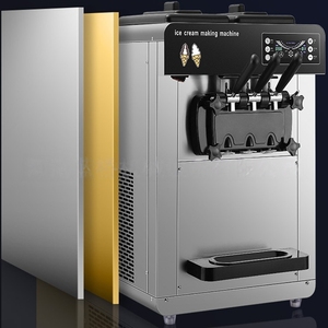 Máquina de Helado Suave Eléctrica de Mesa, 3 Sabores, Mezcla de Alta Producción, Máquina de Conos Suaves Estilo <span class=keywords><strong>KFC</strong></span>, Control Digital, 220V - Product Image 6