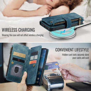 Étui portefeuille à fermeture éclair en cuir CaseMe <span class=keywords><strong>C30</strong></span> pour Google Pixel 10 Pro XL 9A 10A 8A 7A 9 8 Pro avec porte-cartes - Product Image 5