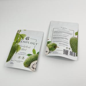 Custodia con cerniera PET PET riutilizzabile per tè naturale riutilizzabile richiudibile con campione gratuito disponibile per MOQ 100 pz - Product Image 1