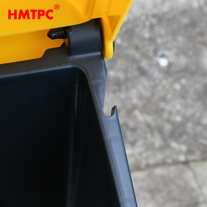 ถังขยะกลางแจ้ง HMTPC ขนาด 100 ลิตร แบบเหยียบเปิด รูปทรงสี่เหลี่ยมผืนผ้า ผลิตจากพลาสติก HDPE พร้อมแป้นเหยียบ - Product Image 5