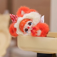 100% authentique 8 pièces/boîte bébé trois nouveaux IP Kiki peluche Zoo série bébé 3 boîte aveugle vinyle visage peluche poupées beaux porte-clés jouets