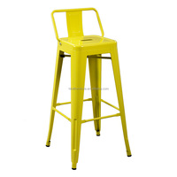 Tabouret en métal peint avec feuille de métal pour salle à manger, Offres Spéciales et le plus bas prix