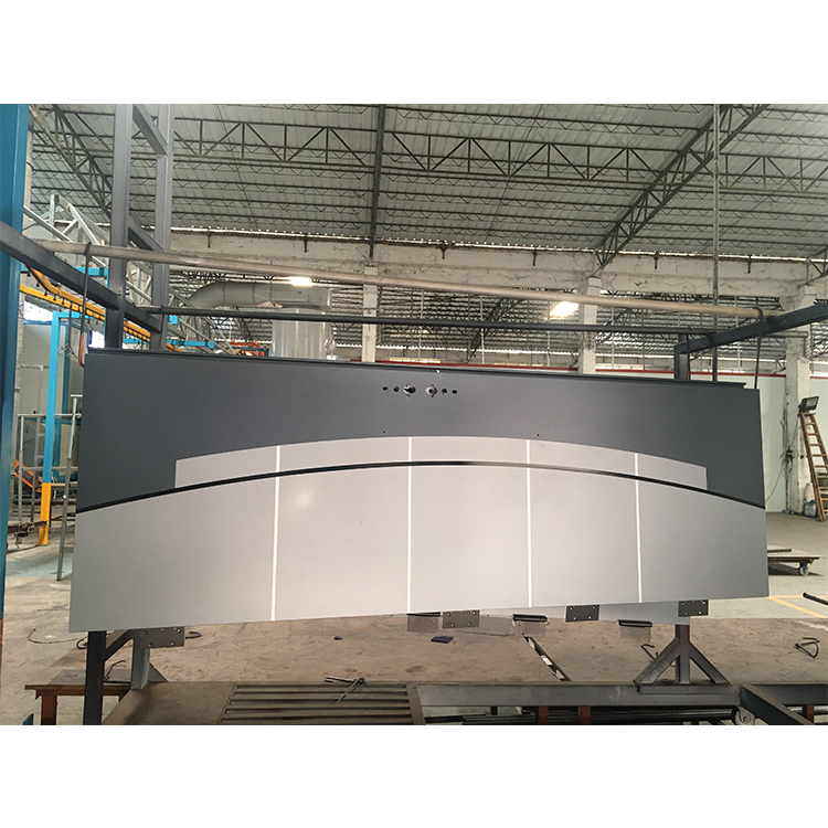 Modern Aluminum Entry Door with Frosted Glass – Customized Double