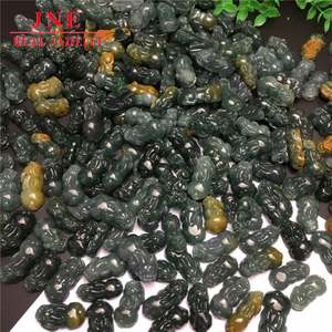 Jadeíta de Birmania, Jadeíta Azul Agua, Colgante de Pixiu, Jade Helado, Pulsera para Hombre, Colgante para Mujer, Venta al por Mayor - Product Image 4