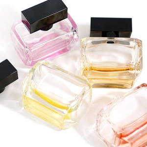 Flacon de parfum carré de luxe en verre de 100 ml, avec bouchon à baïonnette et épaissi, transparent et poli au feu – Vente en gros - Product Image 5