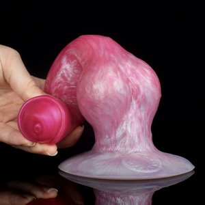 ของเล่นทางเพศสำหรับผู้หญิง NNSX Fantasy Big Knot Dog Dildo พร้อมถ้วยดูด ขนาด S M L ซิลิโคน บัทปลั๊ก สีผสม ร้านขายของเล่นเซ็กส์ - Product Image 5
