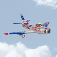 Nouveau FMS 80mm Culvert F-86 Sabre Avion de Chasse de Simulation Télécommandé à Aile Fixe, Modèle EDF Haute Performance, Avion RC