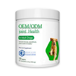 OEM Comprimés à mâcher efficaces pour la santé des hanches et des articulations des animaux de compagnie Glucosamine de moules à lèvres vertes - Product Image 1