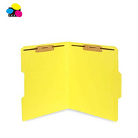 50 Pack 1/3 reforzado ficha carpeta Durable 2 puntas colores surtidos de fijación